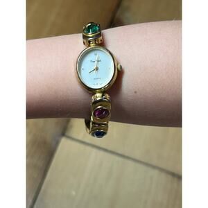 Vintage Pierre Nicol Gemstone Ladies Watch. Gold Tone. Rare? untested